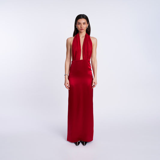 Muse Dress in Red