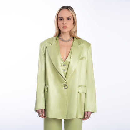 REAL BLAZER MATCHA GREEN