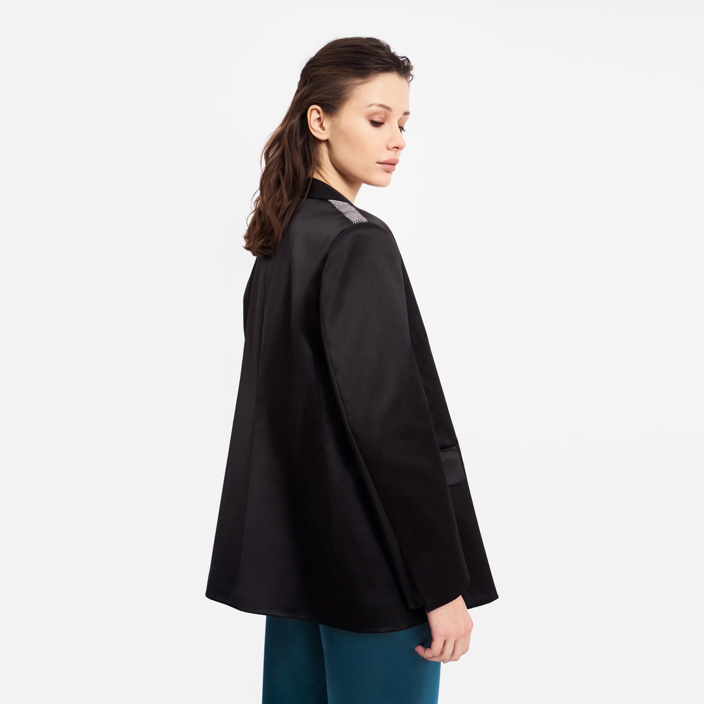 REAL BLAZER SATIN SILK