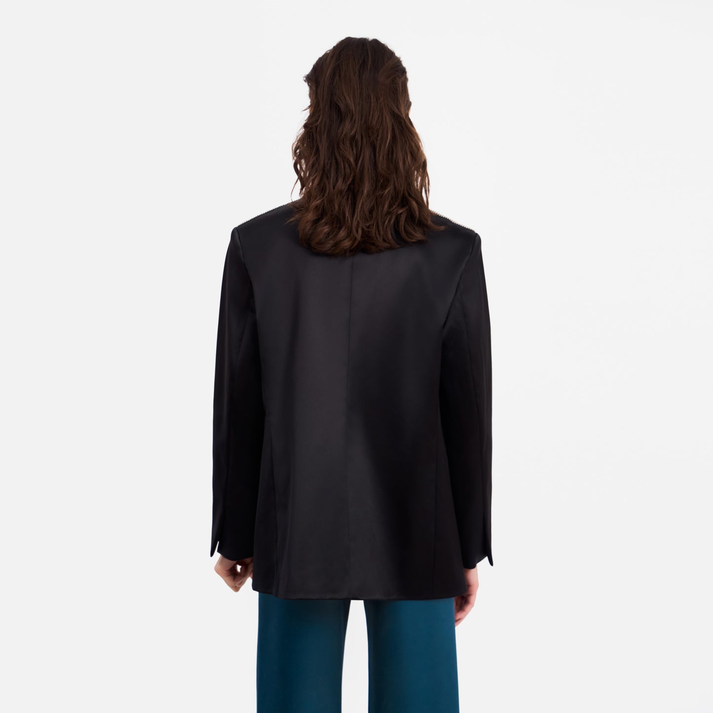 REAL BLAZER SATIN SILK