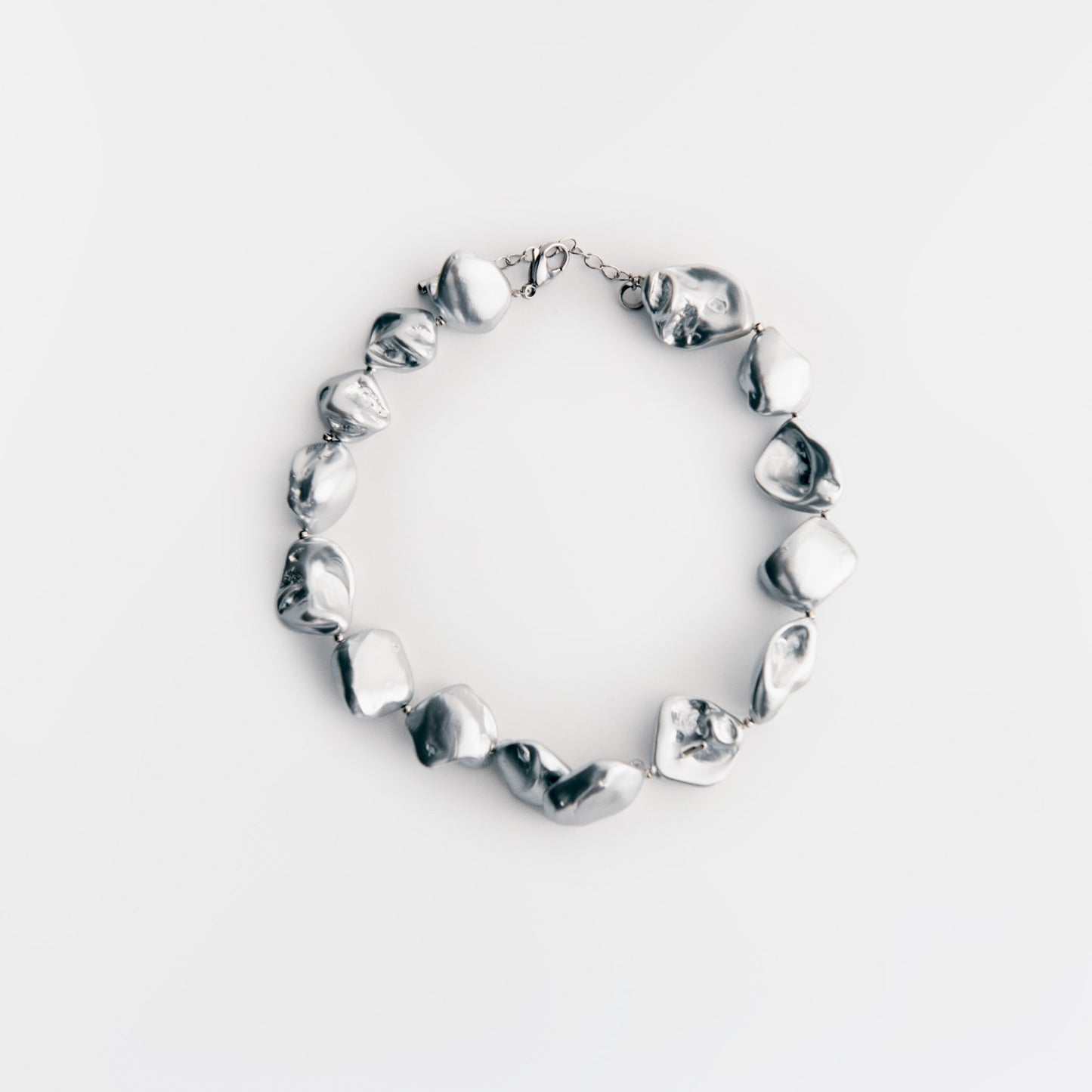 SILVER PEARL CHOKER