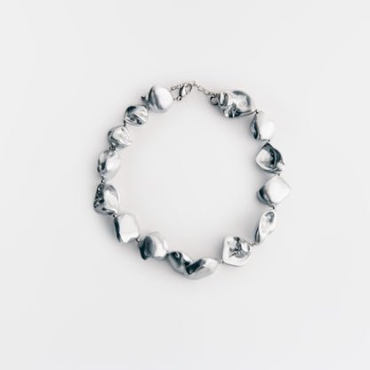 SILVER PEARL CHOKER