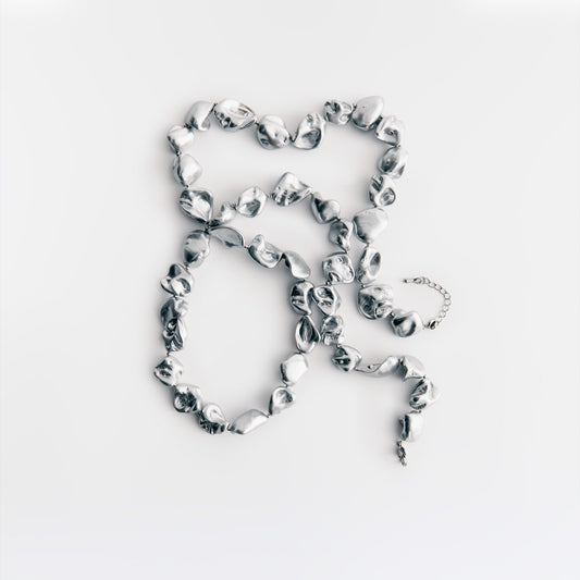 SILVER PEARL BELT