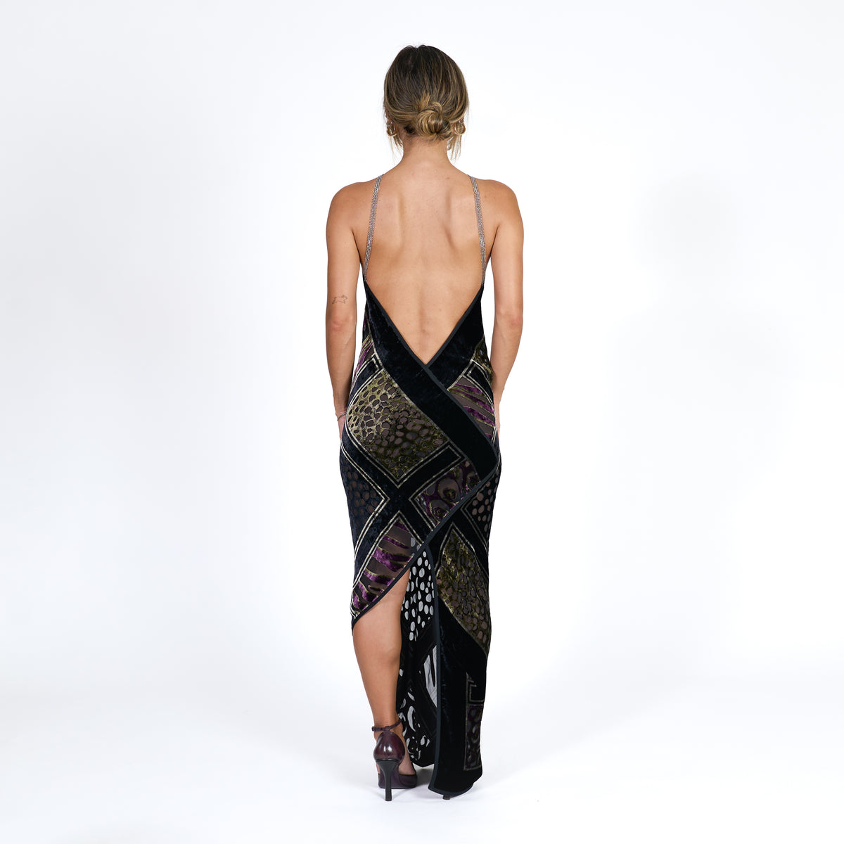 Goddess Maxi Dress - Vintage Scarf No. 003