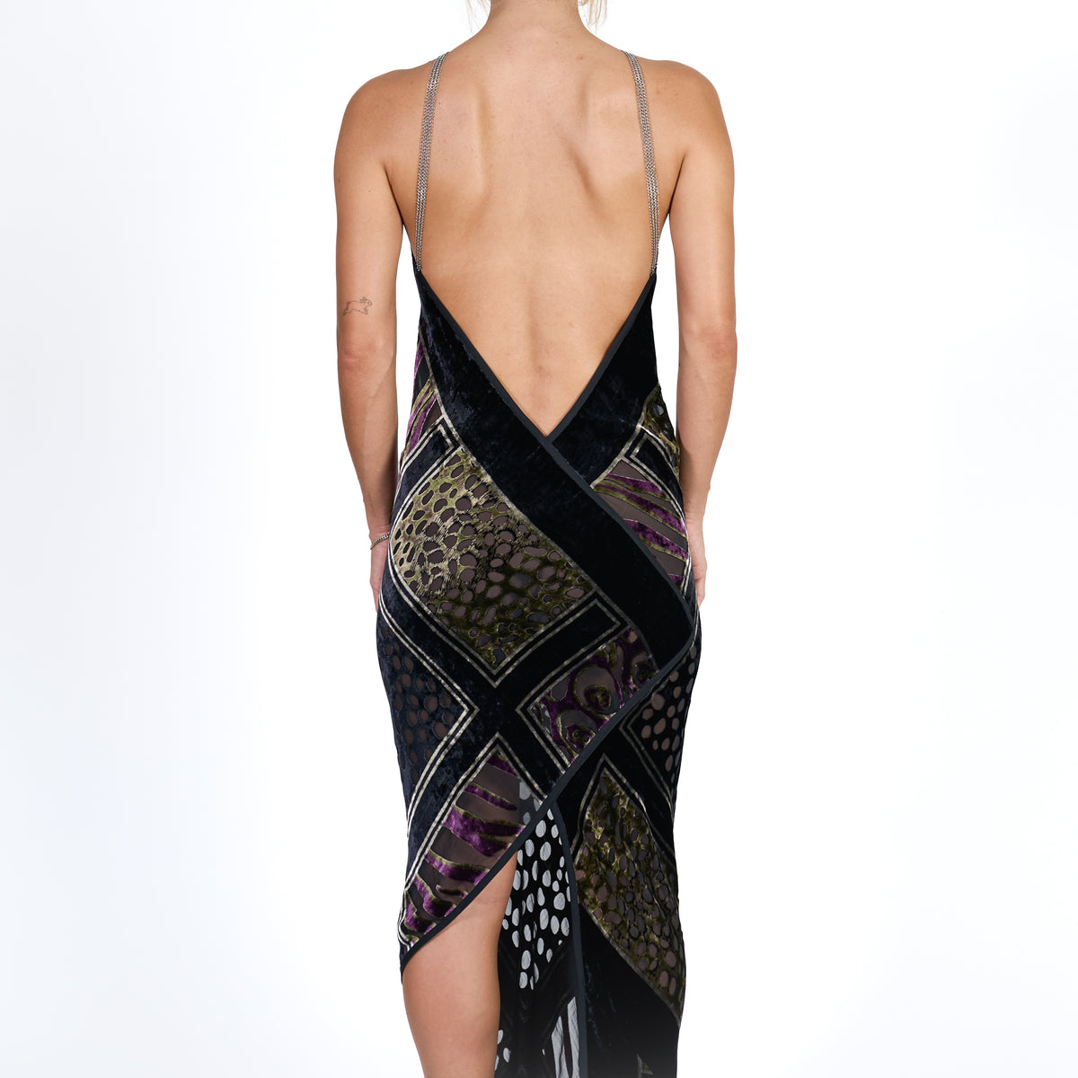 Goddess Maxi Dress - Vintage Scarf No. 003