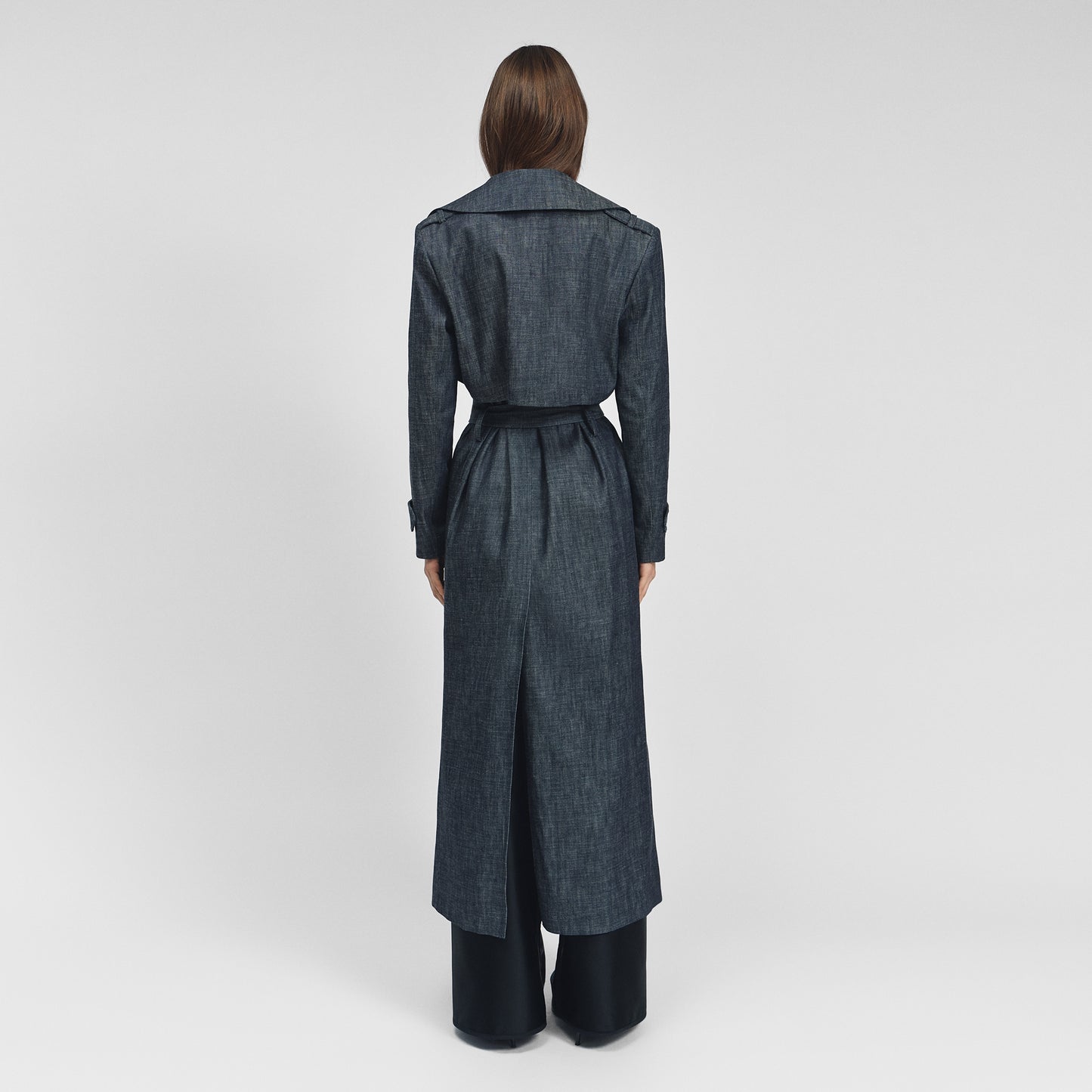 Trench Coat in Japanese Denim