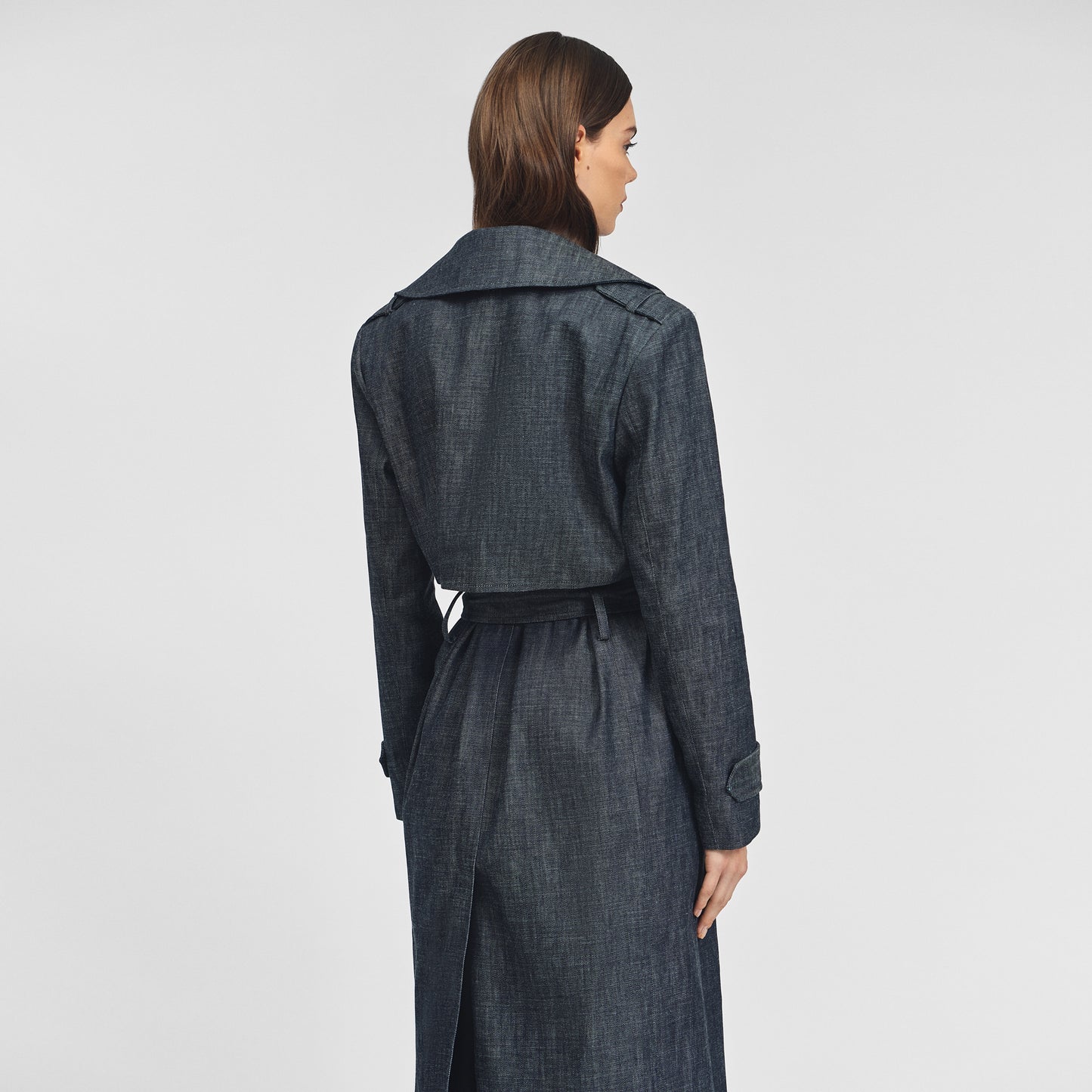 Trench Coat in Japanese Denim