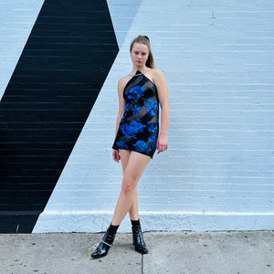 GODDESS DRESS YSL BLUE ROSES - HELENA MAGDALENA