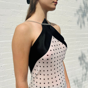 MAXI GODDESS DRESS POLKA DOTS - HELENA MAGDALENA