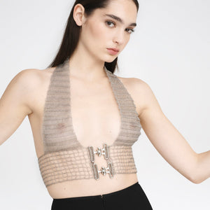 METAL CROCHET TOP - HELENA MAGDALENA